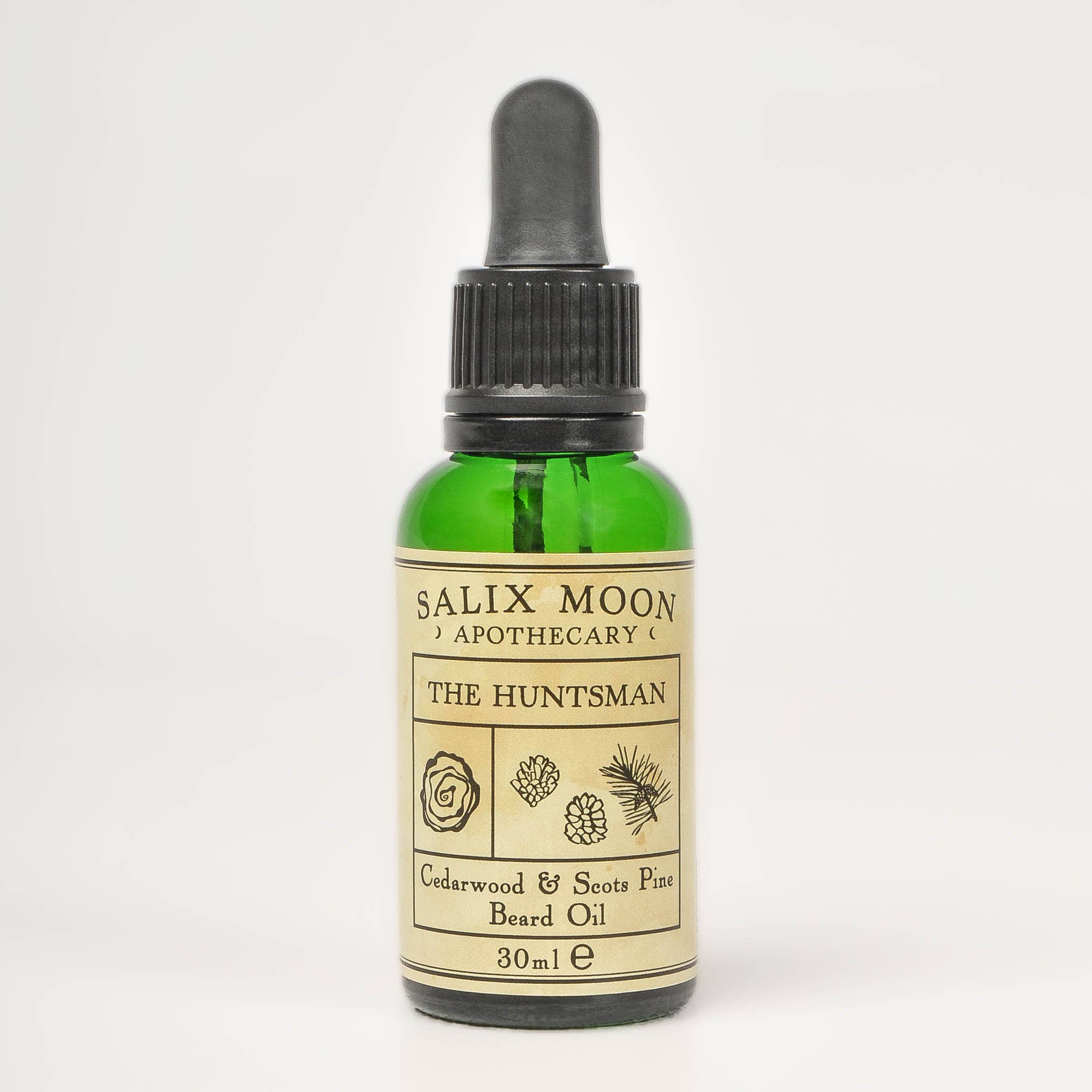 Salix Moon Apothecary - Wholesale Beard styling product - Botanical Beard Oil | Cedarwood and Scots Pine Needle