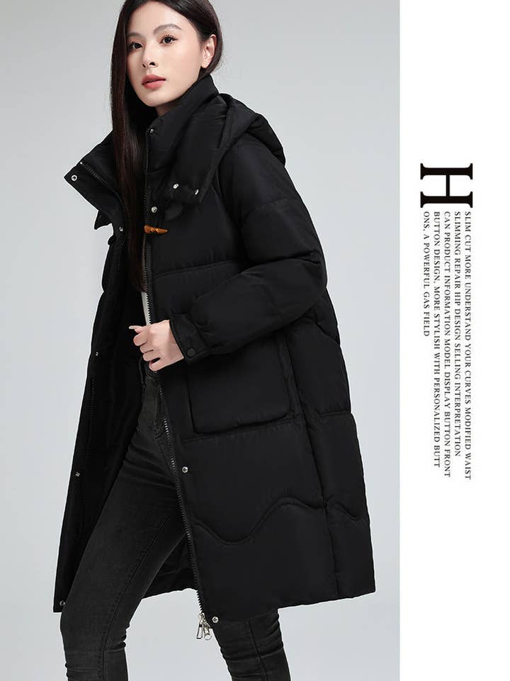 Marayn - Wholesale Puffer Jacket - Women's - 2025 Winter Korean Style Padded Long Coat18