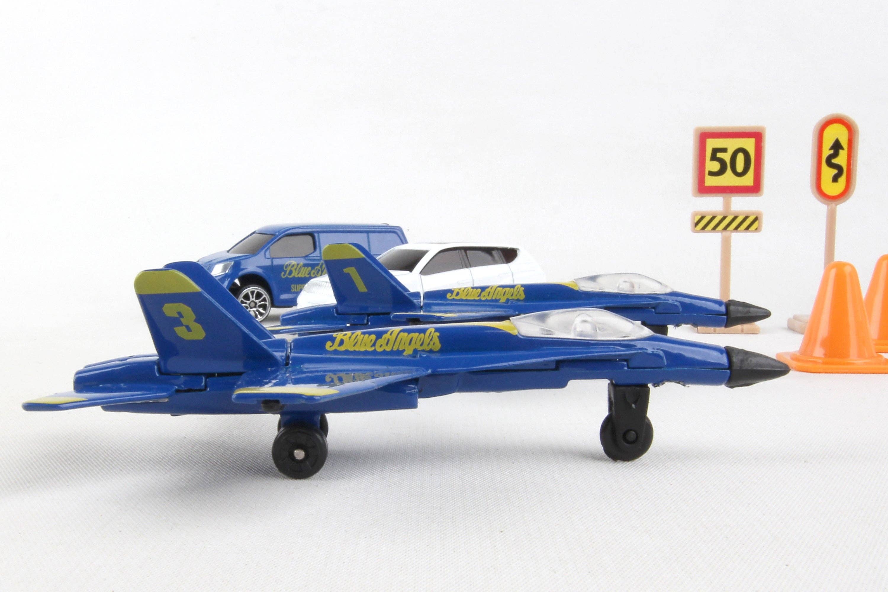 Daron Worldwide Trading - Wholesale Toy Set - Kids - RT6415 BLUE ANGELS PLAYSET3