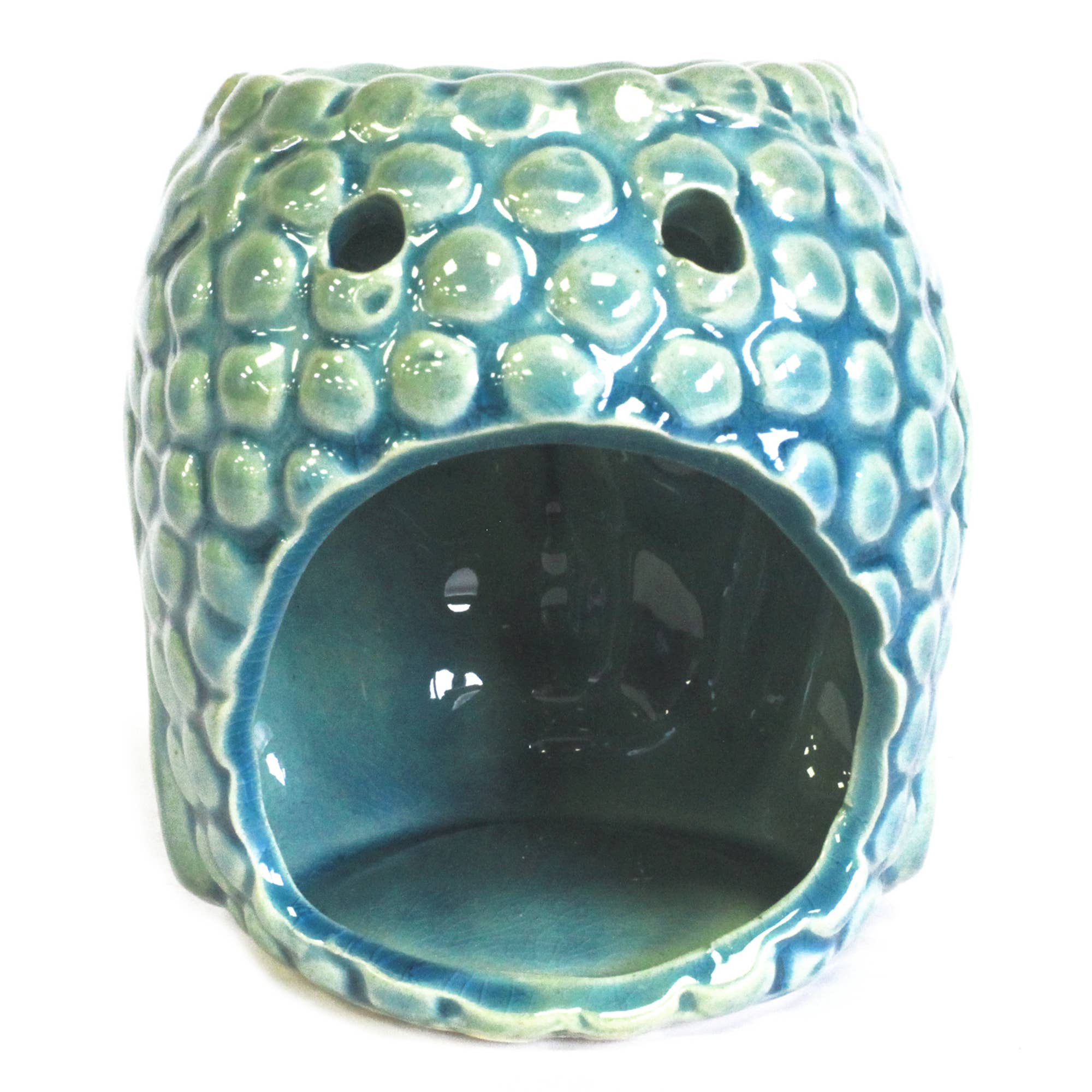 AW Artisan - Wholesale Oil Warmer - Buda oil burner - Blue3