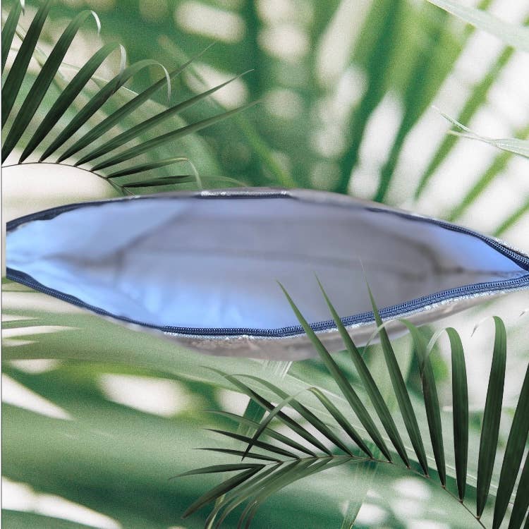 everydaybags.gifts - Vendita all'ingrosso Beauty case - Donna - Borsa da toilette in tessuto di gelso grigio fatto a mano – Borsa per articoli da toeletta1