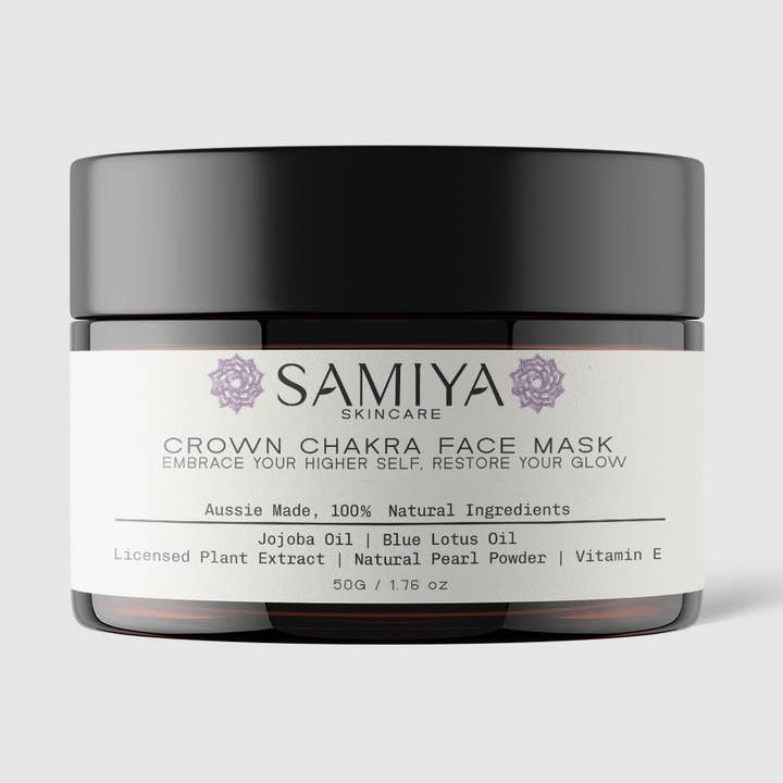 CROWN CHAKRA FACE MASK - JOJOBA for wholesale by Samiya Skincare