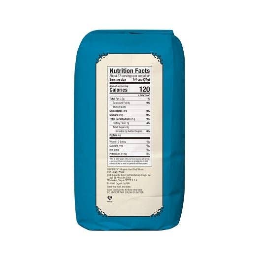 Country Life Natural Foods - Wholesale Flour - Unbleached White All-Purpose Flour, Organic, Bob's Red Mill1