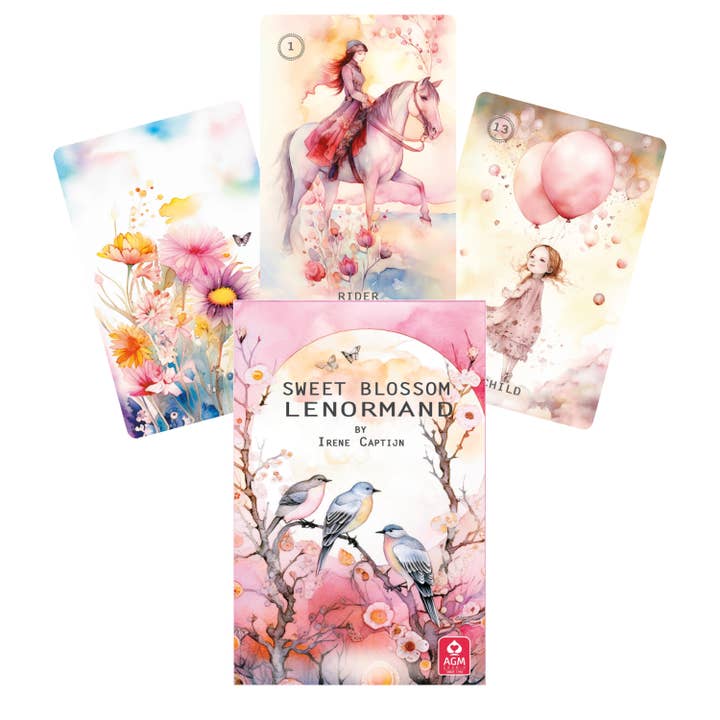 Cardshouse - Vente Cartes de tarot - Jeu de cartes Sweet Blossom Lenormand