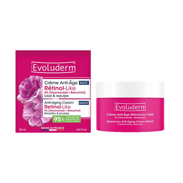 Crema Anti-Età Notte Rétinol-Like - 50ml per la vendita all'ingrosso da parte di Evoluderm