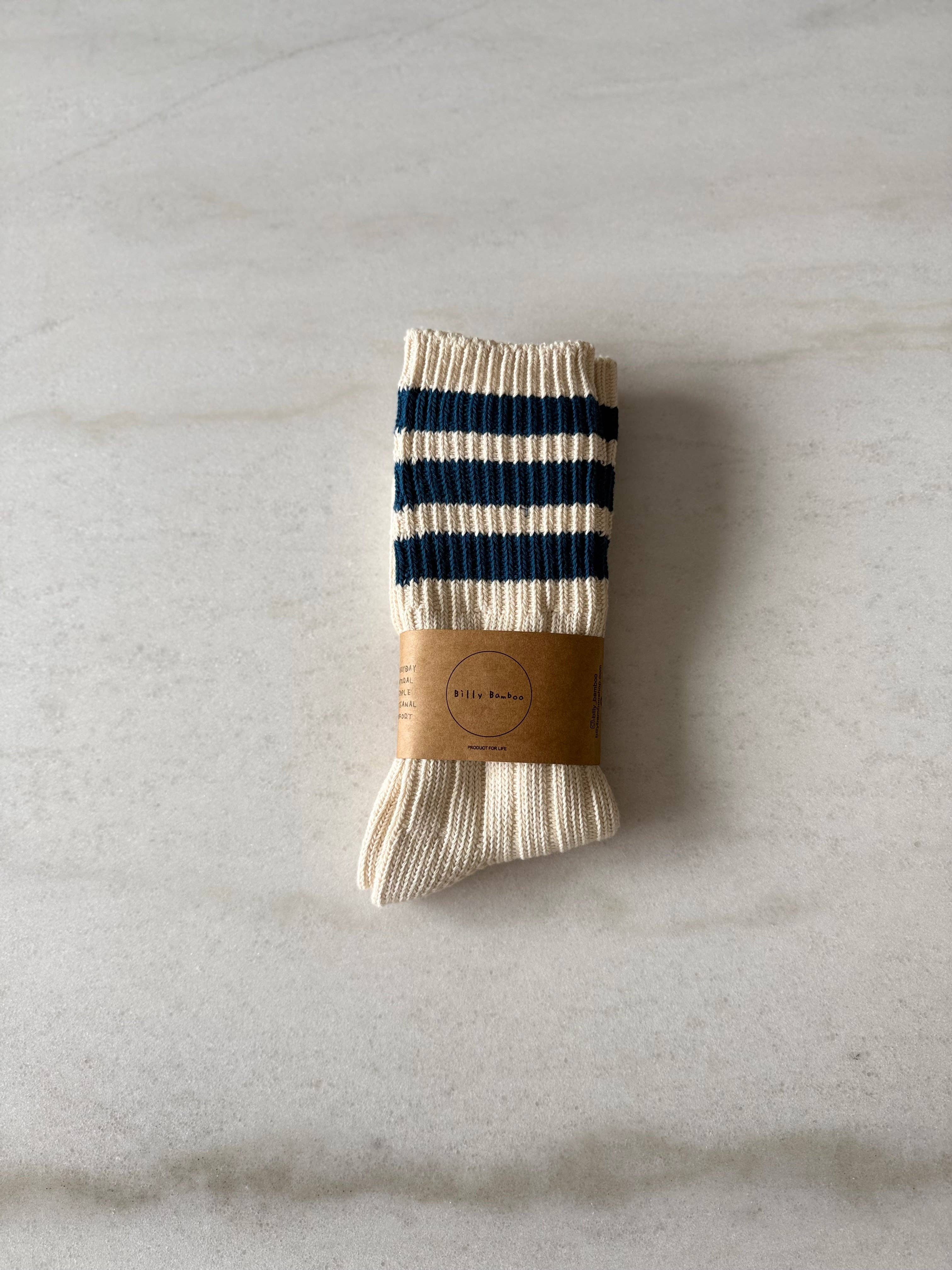 Billy Bamboo - Wholesale Socks - Men's - MEN’S COLLEGE STRIPE SOCKS1