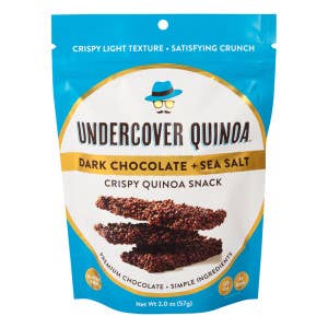 L&F Universal Goods - Wholesale Chocolate Covered Sweets - Undercover Quinoa Dark Chocolate + Sea Salt 12/2OZ