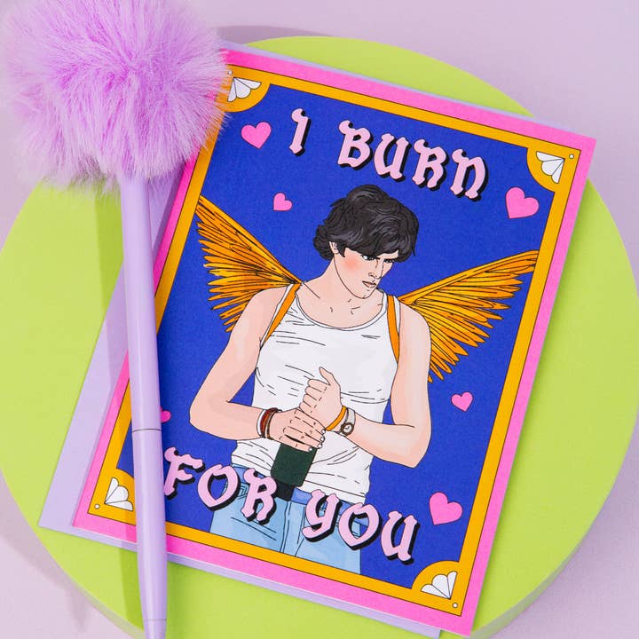 Party Mountain Paper co. - Wholesale Valentine's Day Card - I Burn For You Felix | Last Chance