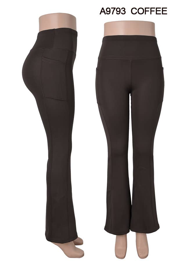 SSImport - Wholesale Pants - Women's - A9793 WINTER FLAIR PANTS FUR LINED W/ POCKETS MIX SIZE 12PCS