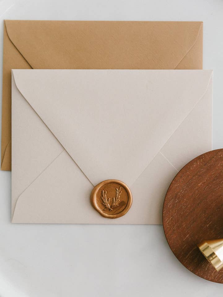 Olive Crest Wax Seal for wholesale by Written Word Calligraphy