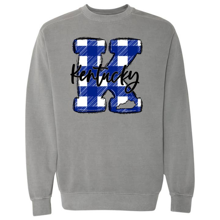 Felpa Kentucky Gingham per la vendita all'ingrosso da parte di Rockin R Apparel