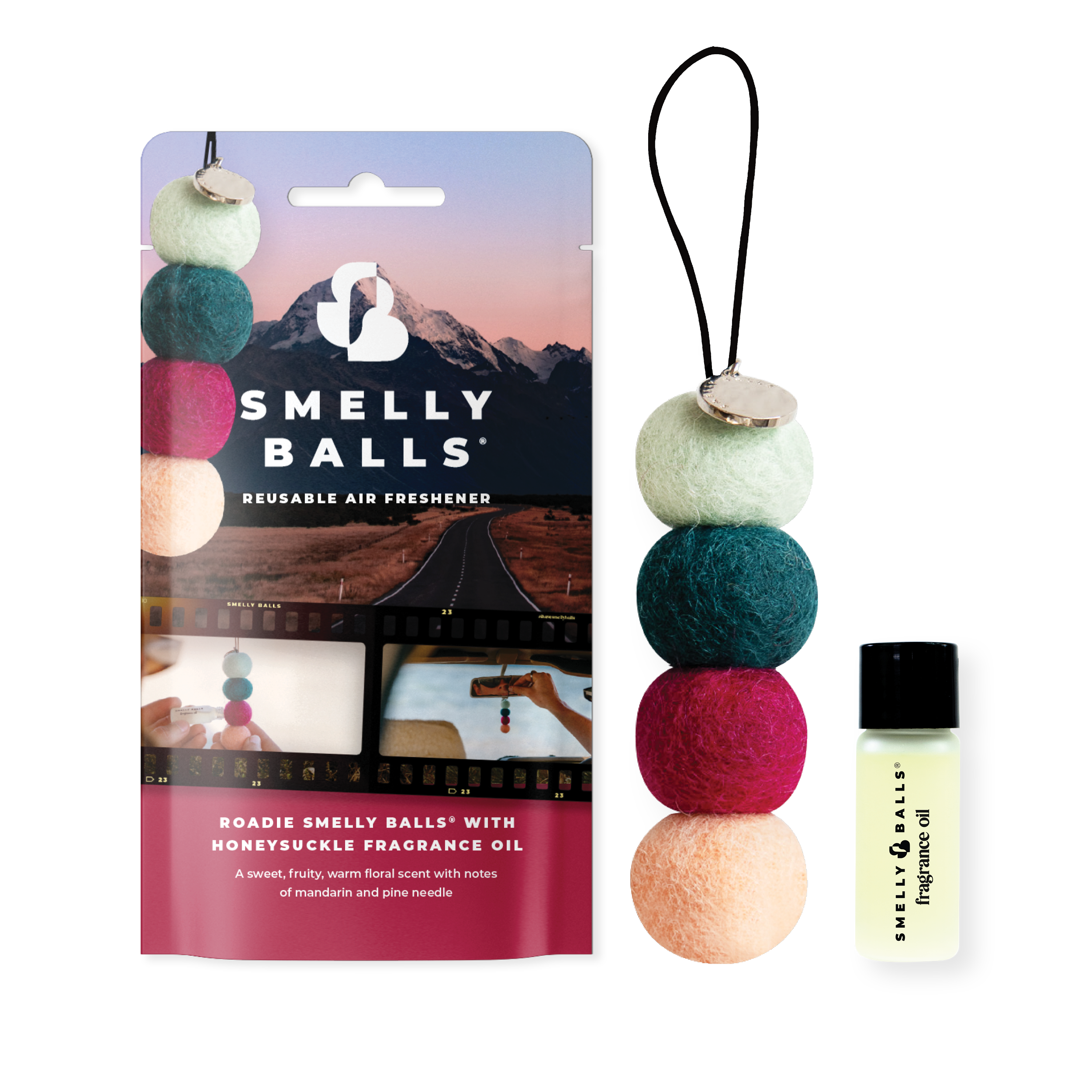 Smelly Balls - Wholesale Fragrance Oil - Grab Pack Smelly Balls Roadie - Honeysuckle 5ml Set1