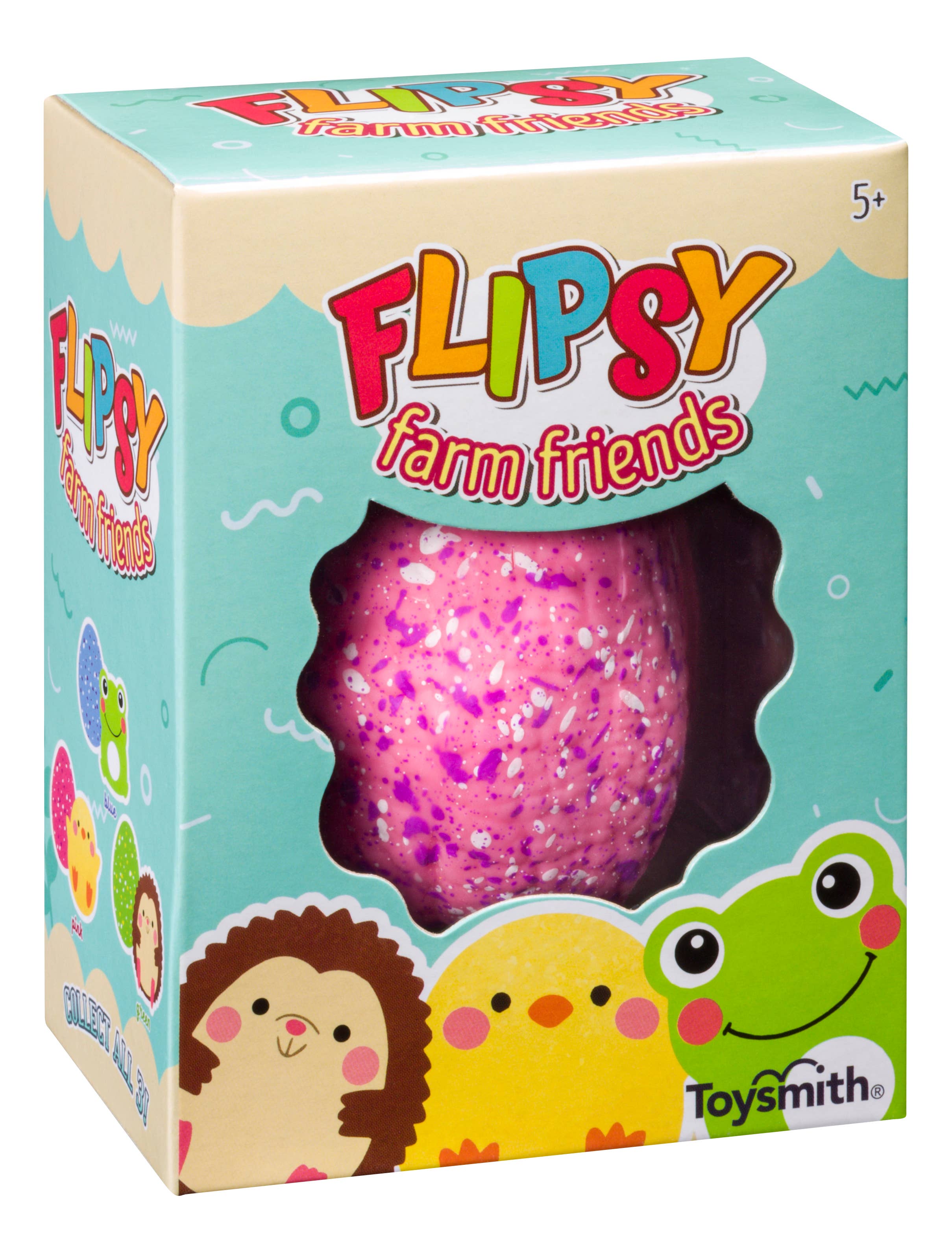 Toysmith - Wholesale Squishy Toy - Kids & Baby - Flipsy Farm Friends, 3 Assorted Styles2