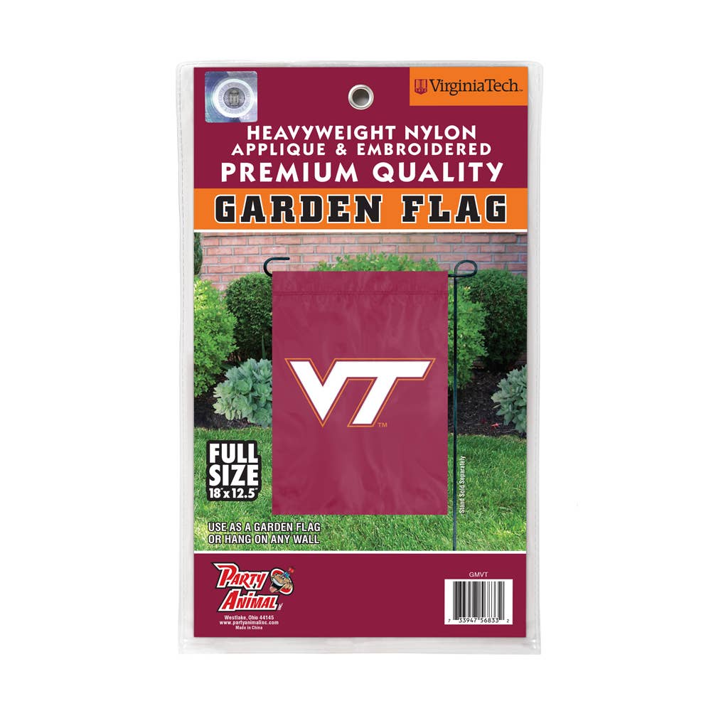 Party Animal, Inc. - Wholesale Flag - Virginia Tech Hokies Premium Garden Flag2