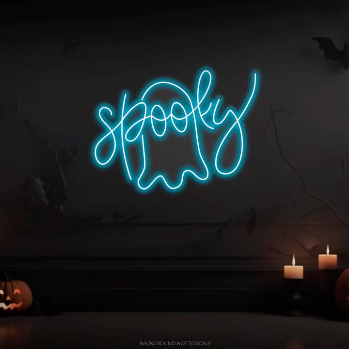 Spooky ghost quote ledneon for wholesale by Helloneon