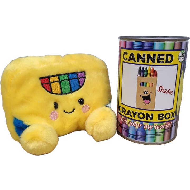Canned Crayon Box - Teacher School Gift in Can w/Funny Jokes and other Purchase Wholesale daycare toy. Free Returns & Net 60 Terms on Faire trending on Faire.