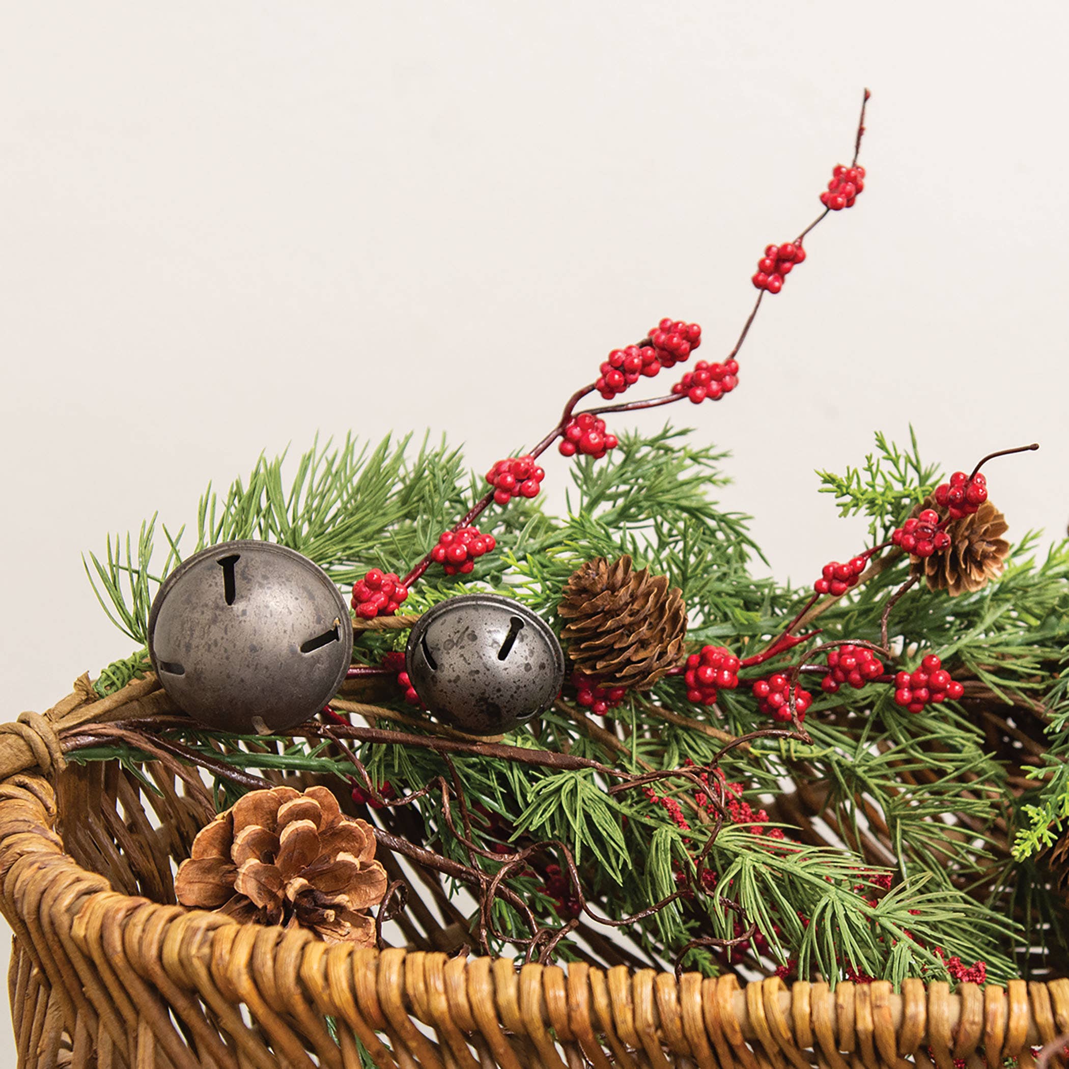 Saybrook Lane - Wholesale Bunting/Garland - Joyful Mixed Pine & Pepperberry Garland - 5 Ft.2