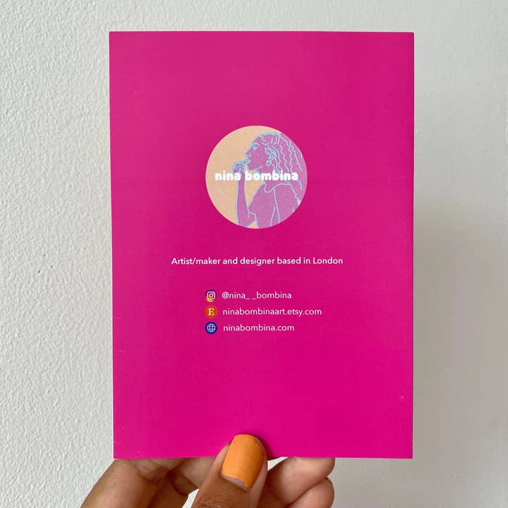 Nina Bombina - Wholesale Gewone wenskaart - Nieuwe Home-kaart (oude huisstijl)