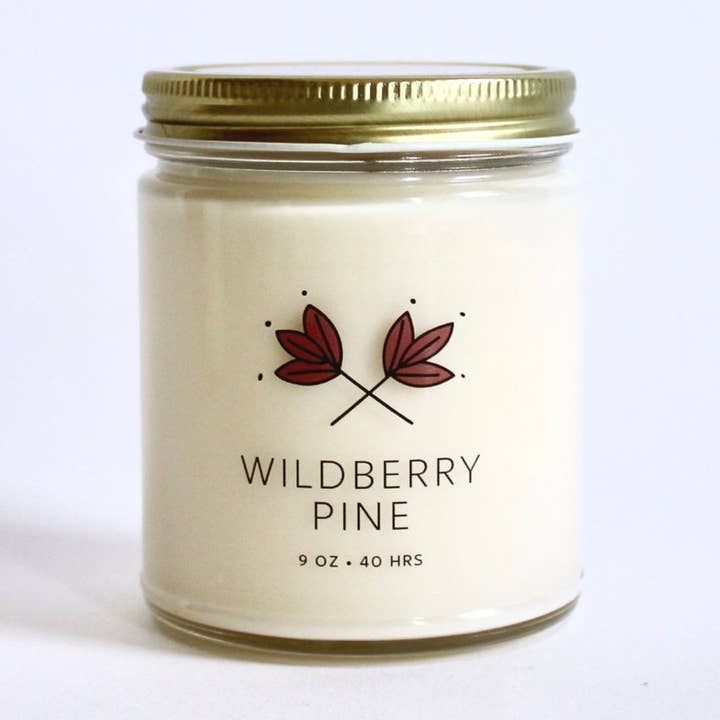 Frasco Vela de Soja Wildberry Pinho Signature por atacado de Handmade Habitat