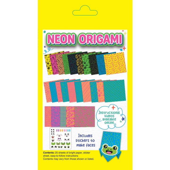 Faber-Castell / Creativity for Kids - Wholesale DIY Craft Kit - Kids - Neon Origami Mini Kit - DIY Craft for Kids8