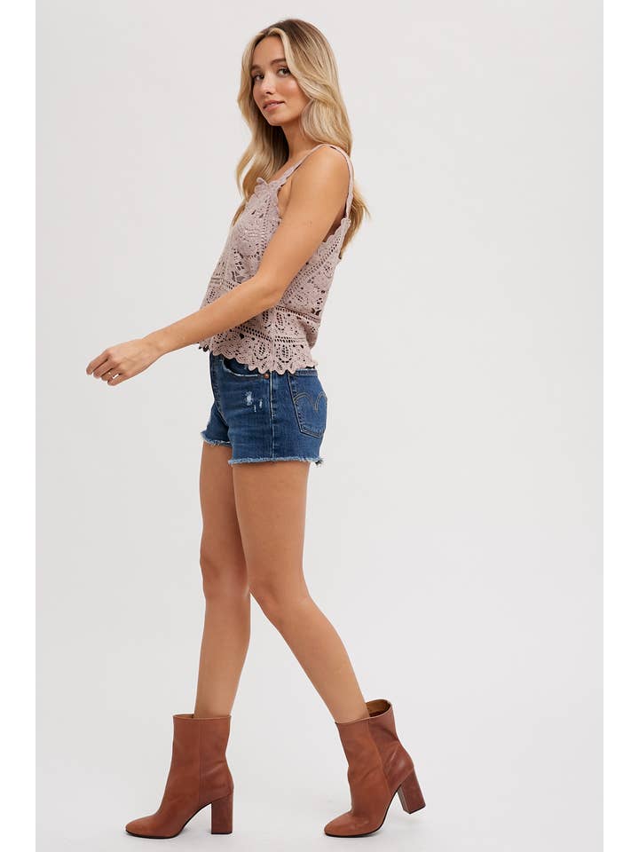 Bluivy – wholesale Camisole – Women′s – CROCHET CAMI TOP10