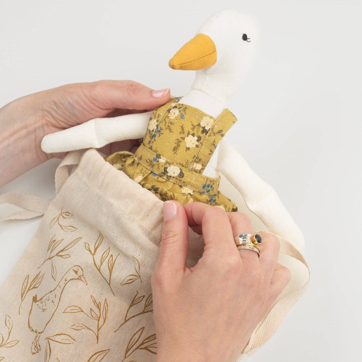 Flowerie - Wholesale Stuffed/Plush Toy - Kids & Baby - Birdie | Softie Duck Doll Toy2