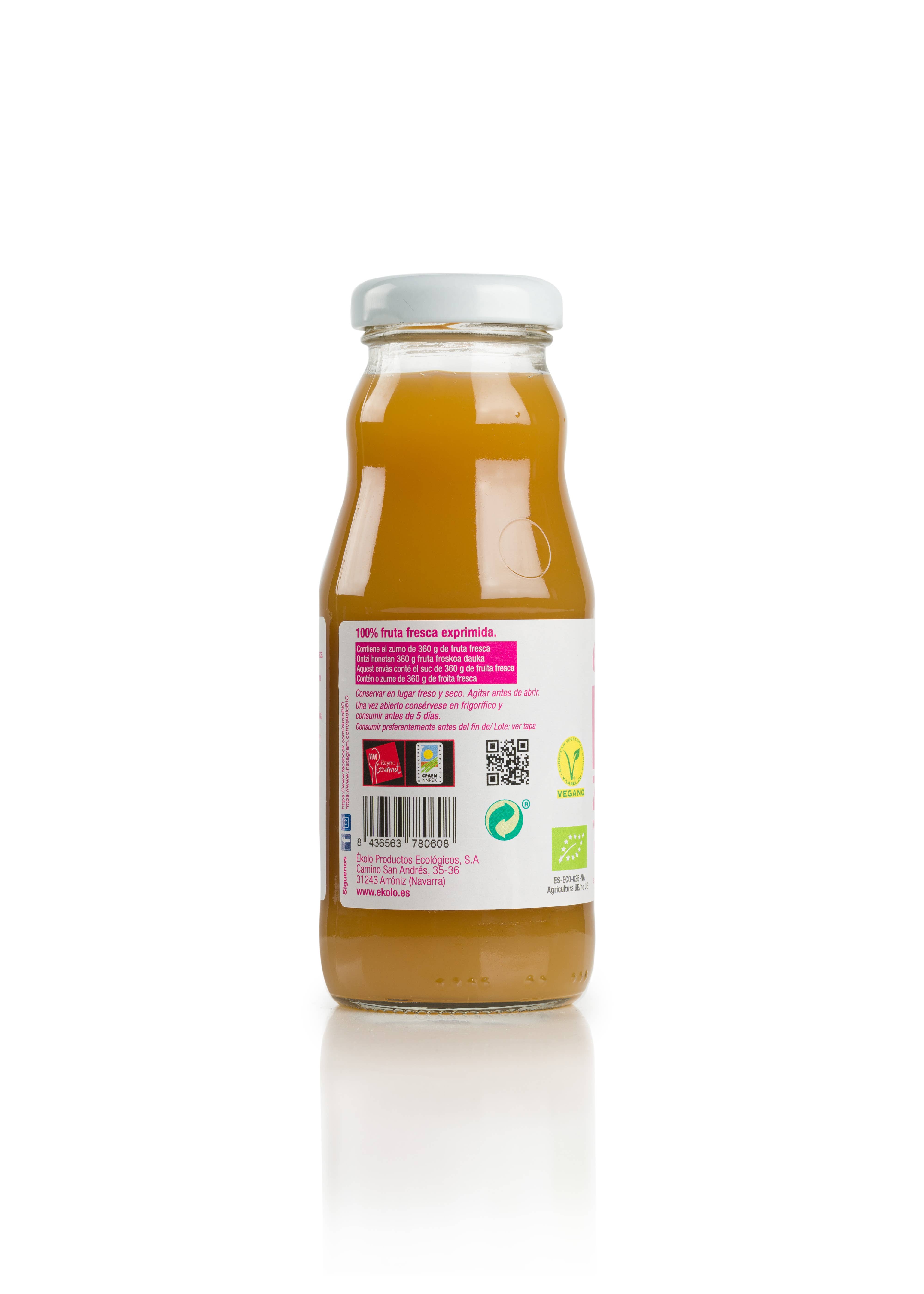 ekolo - Wholesale Fruit Juice - Apple and Mango Juice, 100% squeezed, 12 units x 200 ml.2