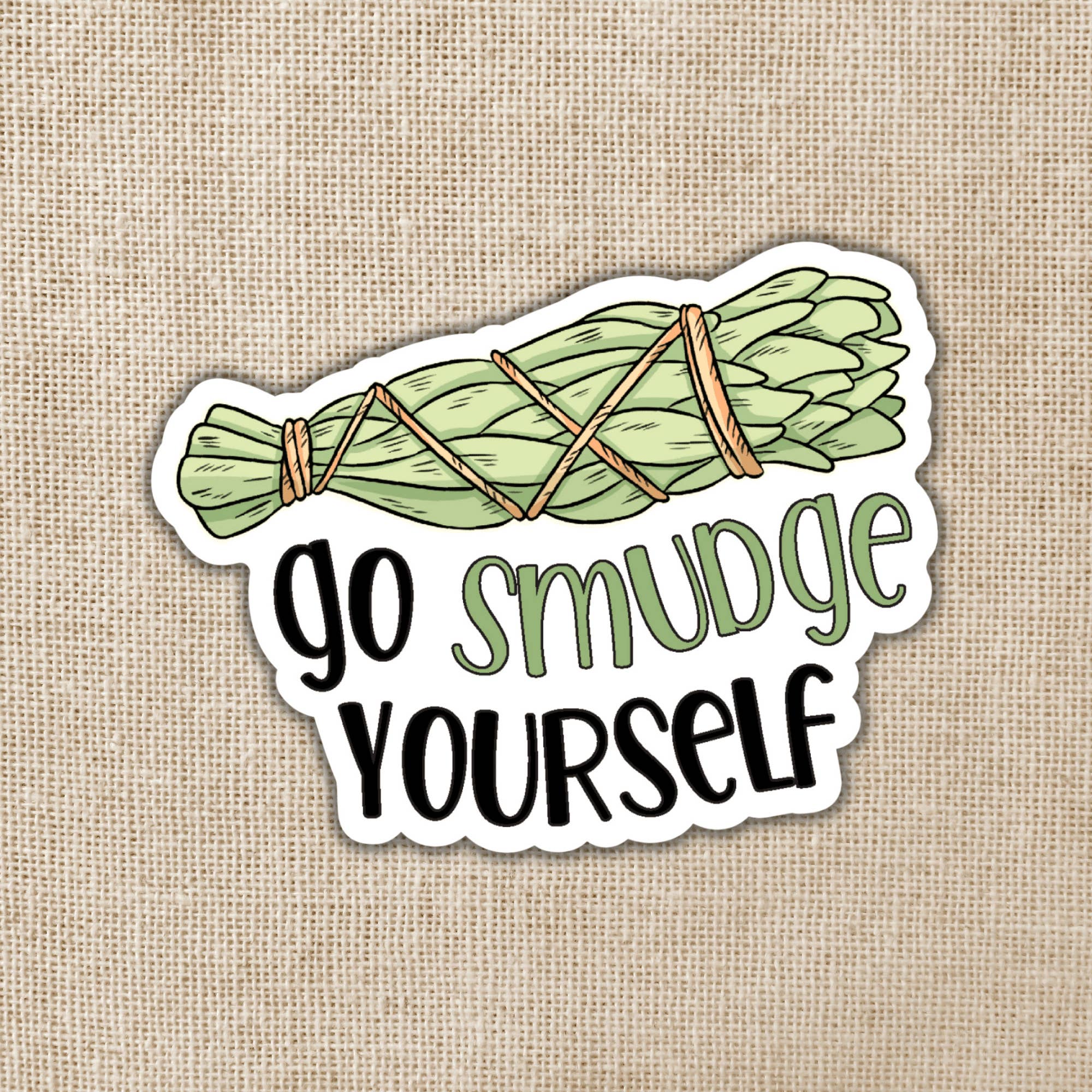 Kingdom of Threads - Wholesale Sticker - Go Smudge Yourself Sticker, 3-inch