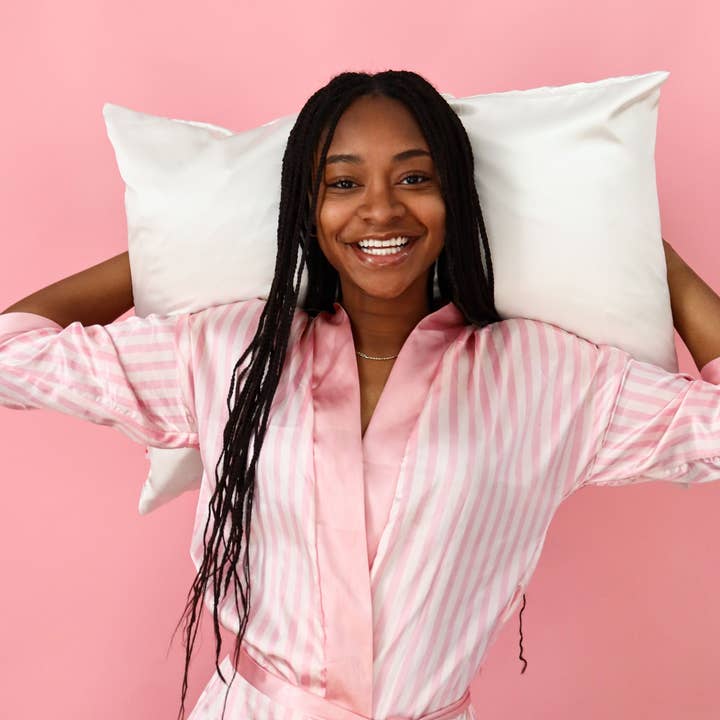 Pixie woo - Wholesale Bedding Pillowcase/Sham - Satin Pillow Case - Happy + healthier hair