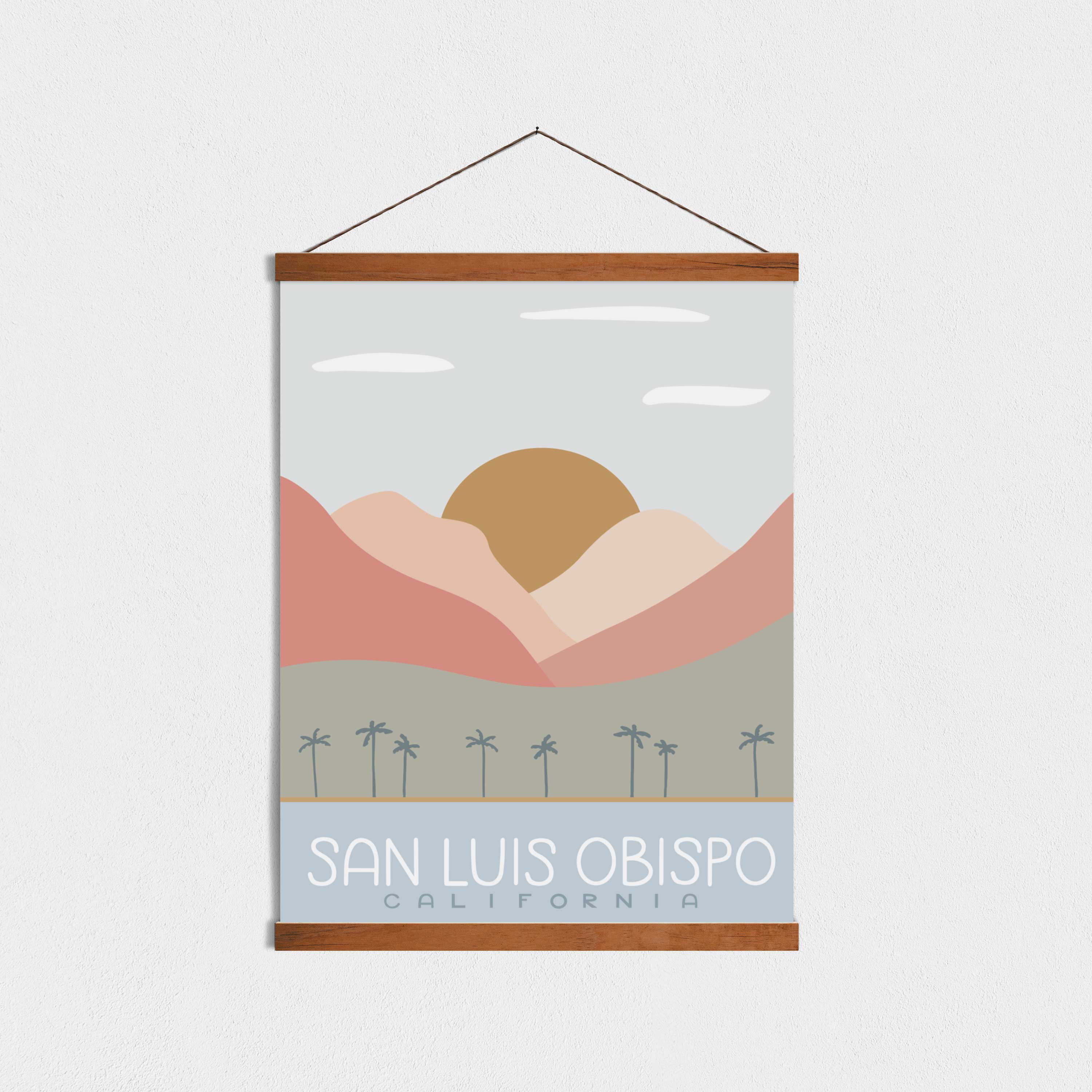 AnglinMade - Wholesale Art Print - San Luis Obispo View