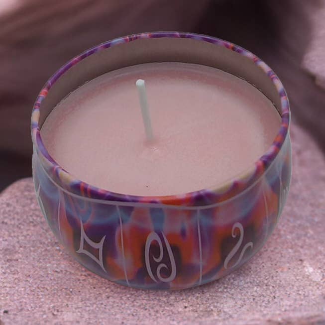 Candela di soia al mirtillo rosso e lilla per la vendita all'ingrosso da parte di Simply Organic Soaps