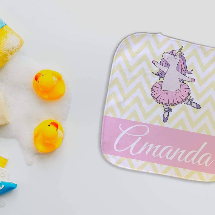 Gepersonaliseerde Unicorn Ballet Microfiber voor wholesale door Potter's Printing