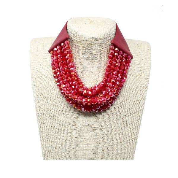 Greater Goods Imports & Wholesale - Vendita all'ingrosso Collane di perline/perle - N0356 YN2055 COLLANA A PIÙ FILI6