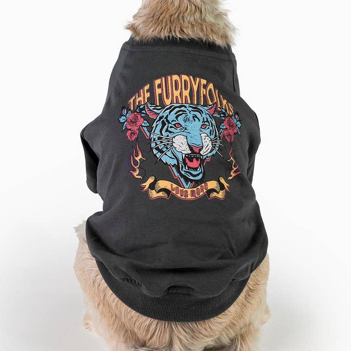 T-shirt Gráfica de Corte Largo por atacado de the furryfolks