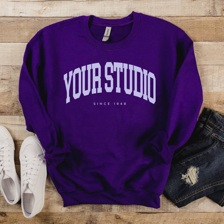 Faith & Life Christian Brands - Wholesale Graphic Sweatshirt - Women's - Custom Pilates Studio Personalized Crewneck Sweatshirt22