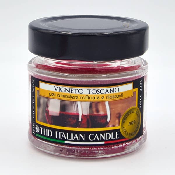 Thd Tophouse - Wholesale Jar/Filled Candle - THD Italian Candle Smart Small Tuscan Vineyard 8/1600