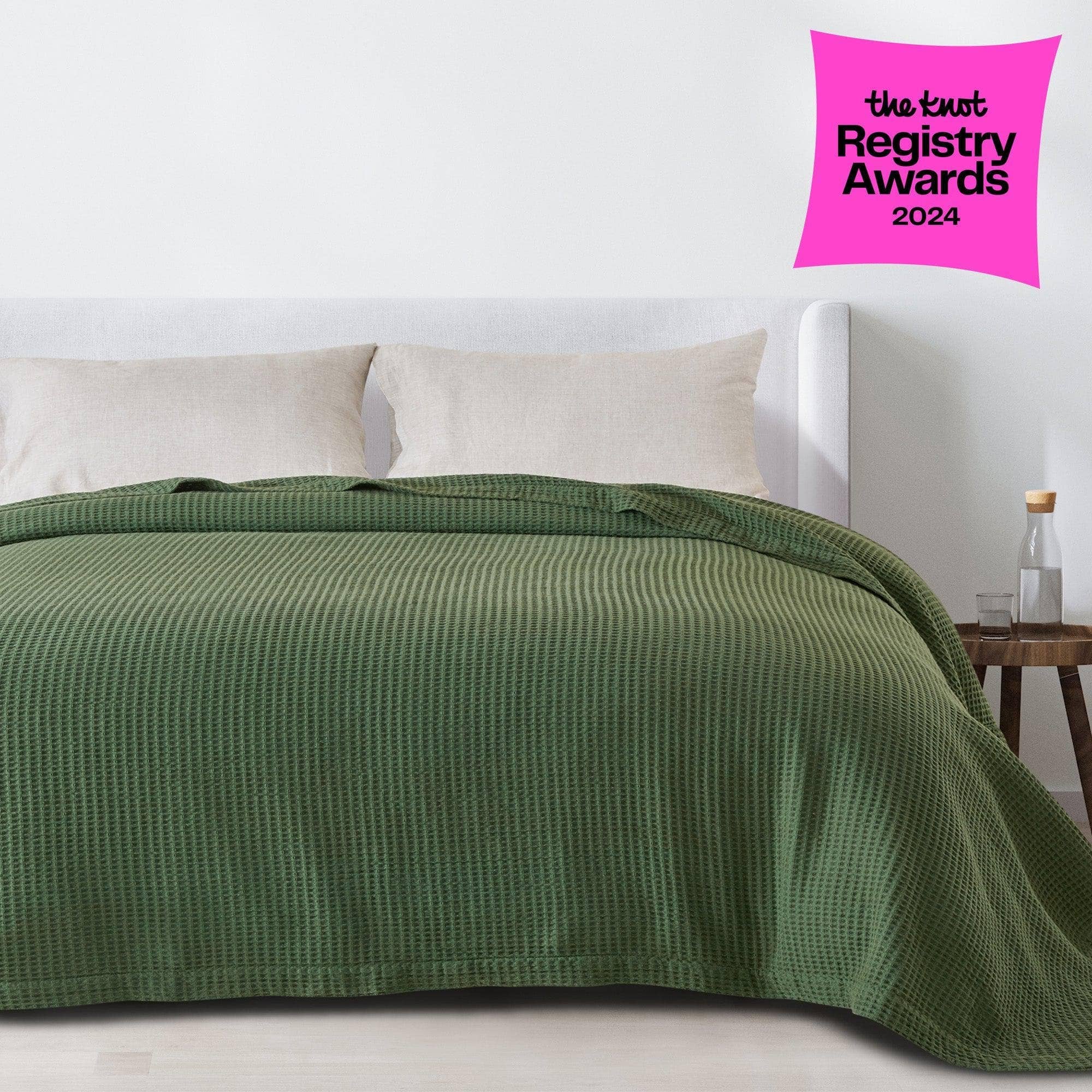 BH Collective - Wholesale Bedding Blanket - Bed Blanket - 100% Cotton Waffle Weave - Mikala Collection40