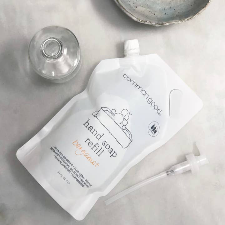 Common Good - Vendita all'ingrosso Sapone/Lozione per mani - Sacchetto di ricarica per sapone per le mani, 34 Fl Oz4
