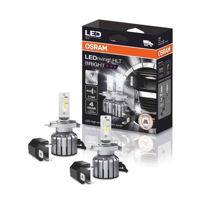 Osram LEDriving® HLT BRIGHT 24V 15W P43t ? "H4" per la vendita all'ingrosso da parte di S&U FairTrade UG