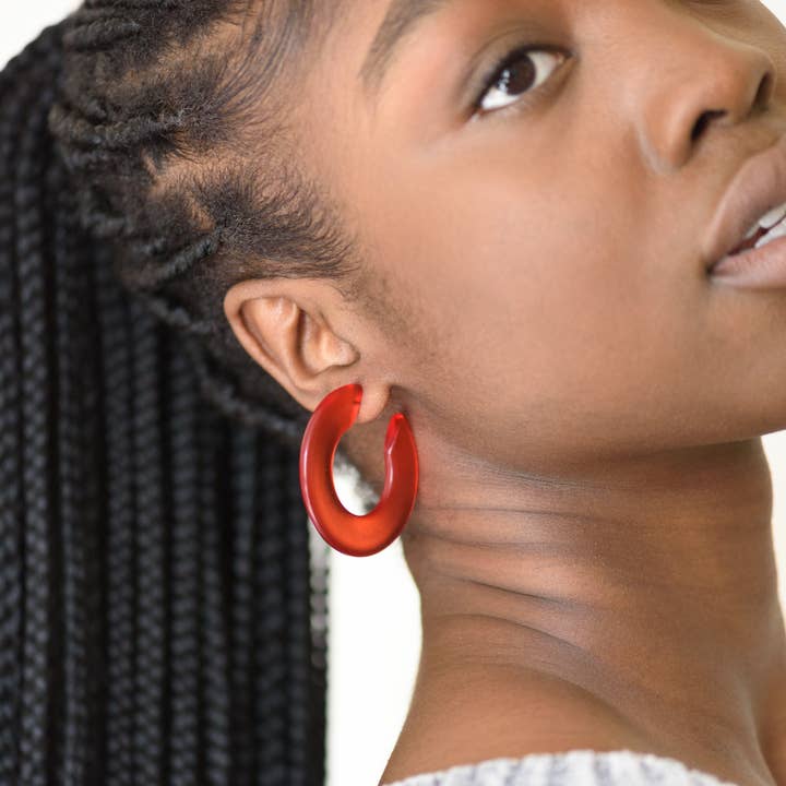 Twiggy Retro Hoops Øreringe for engroshandel hos Leetie Lovendale