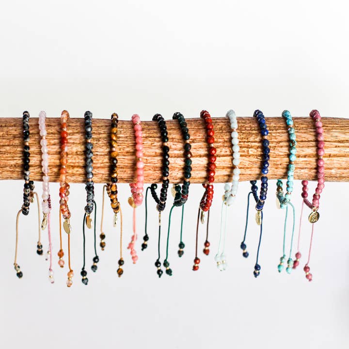 Mini Faceted Beads & 14k Gf Adjustable Bracelets Collection for wholesale by You Can Call Me YOKO LLC