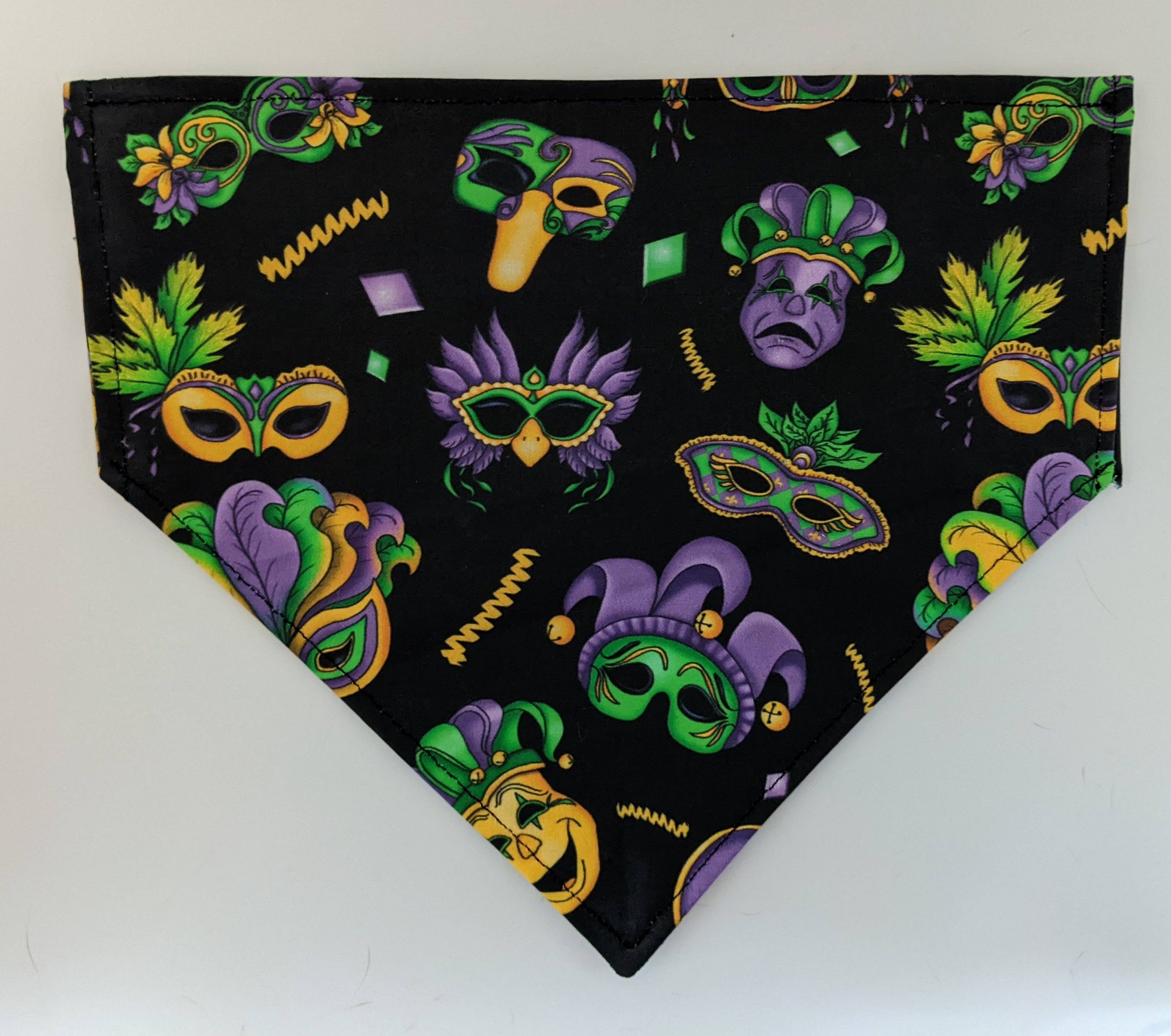 Koa's Ruff Life - Wholesale Pet Bandana - Dog - Mardi Gras Masquerade Bandana2
