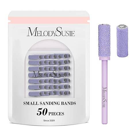 MELODYSUSIE - Wholesale Nailcare set - Professional Small Sanding Bands 50 Pcs 240#8