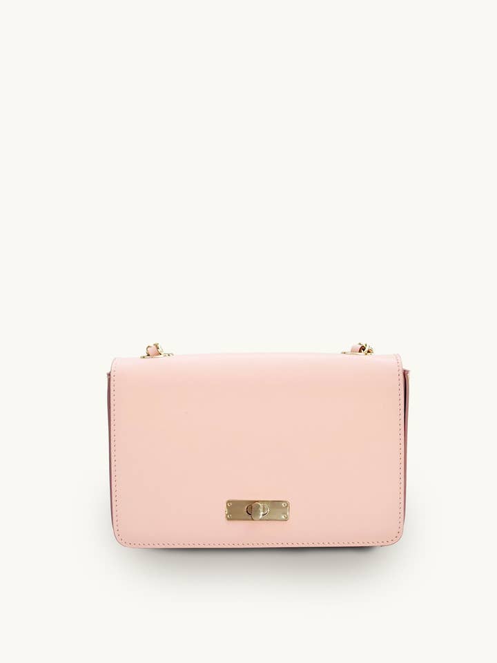 The Grace Pink Leather Bag for wholesale by Apatchy London