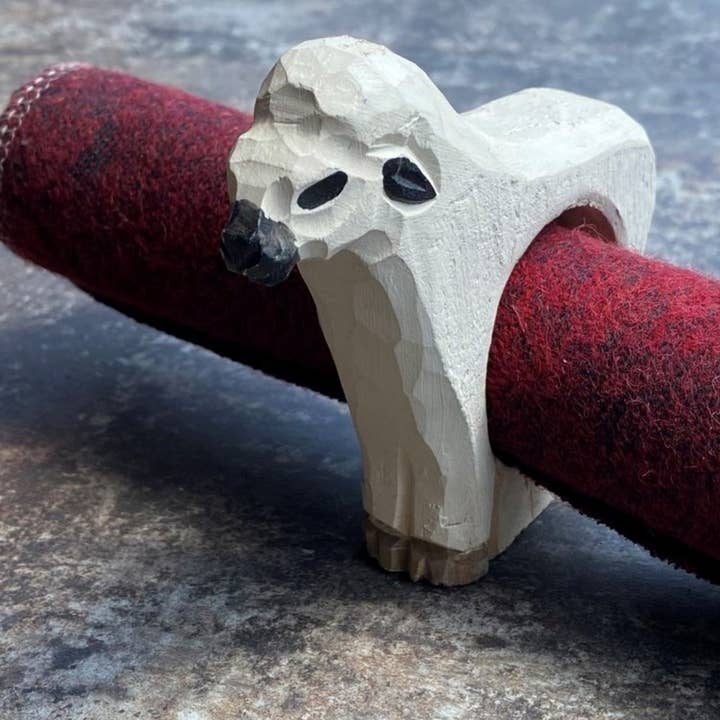 LES SCULPTEURS DU LAC - Wholesale Napkin Holder - Sheep napkin ring2