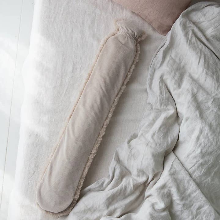 The Small Home - Wholesale Warm/koud kompres - Schapenvacht Extra Lange Warmwaterkruik – Natuurlijke Havermout2