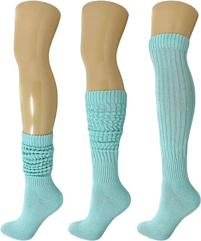 Mars Outlet Store LLC - Wholesale Socks - Women's - Cotton Slouch Boot Socks for Women Shoe Size 5 to 10 3 Pairs20