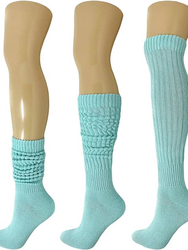 Mars Outlet Store LLC - Wholesale Socks - Women's - Cotton Slouch Boot Socks for Women Shoe Size 5 to 10 3 Pairs20