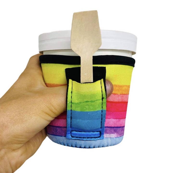 Drink Handlers - Wholesale Drink Huggers & Koozies - Rainbow Pint Size Ice Cream Handler™1