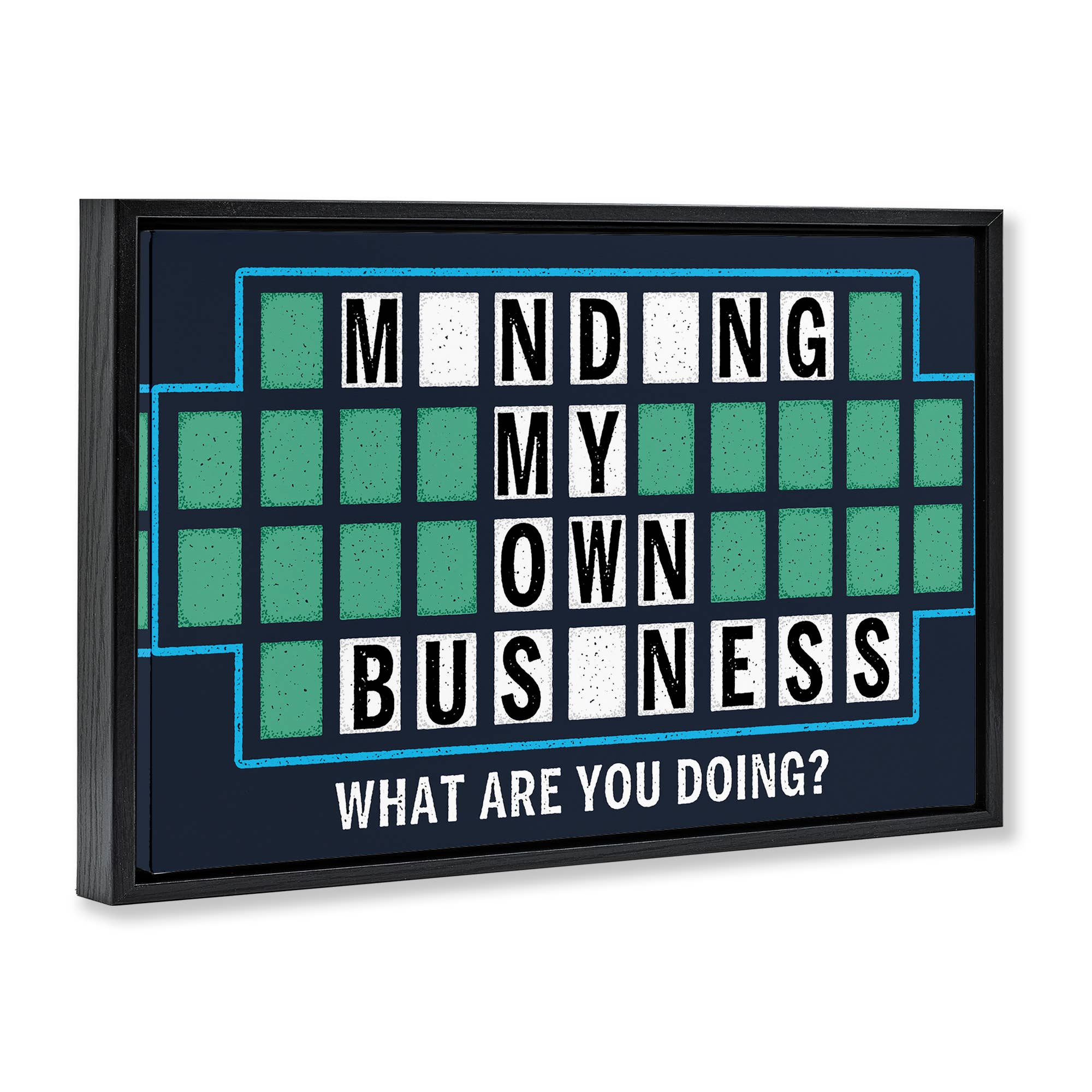 Stupell Industries - Wholesale Wall Sign - Minding My Own Business Game - Framed Wall Art19